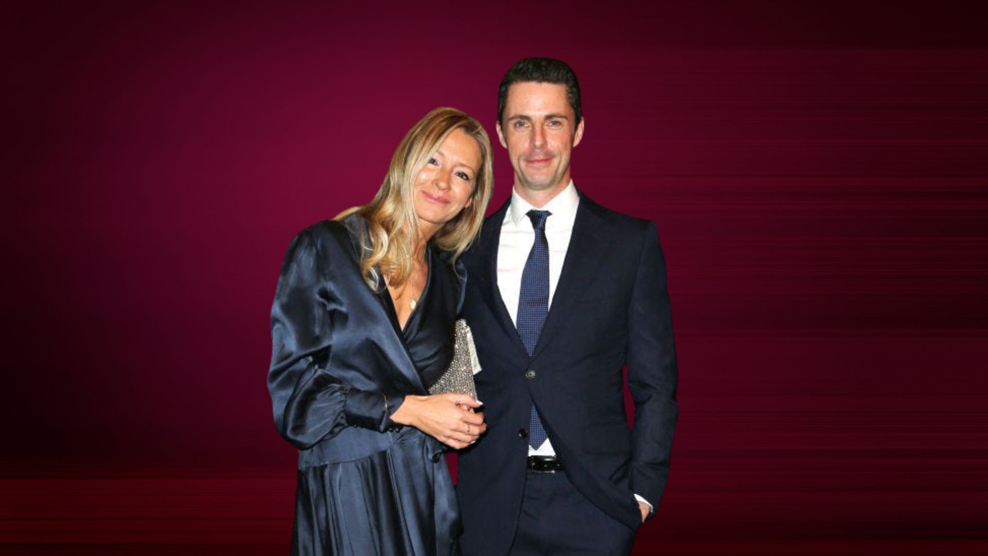Matthew Goode and Sophie Dymoke